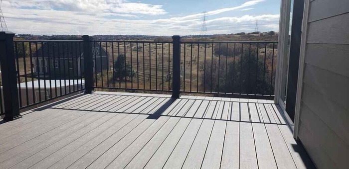 colorado springs deck with view